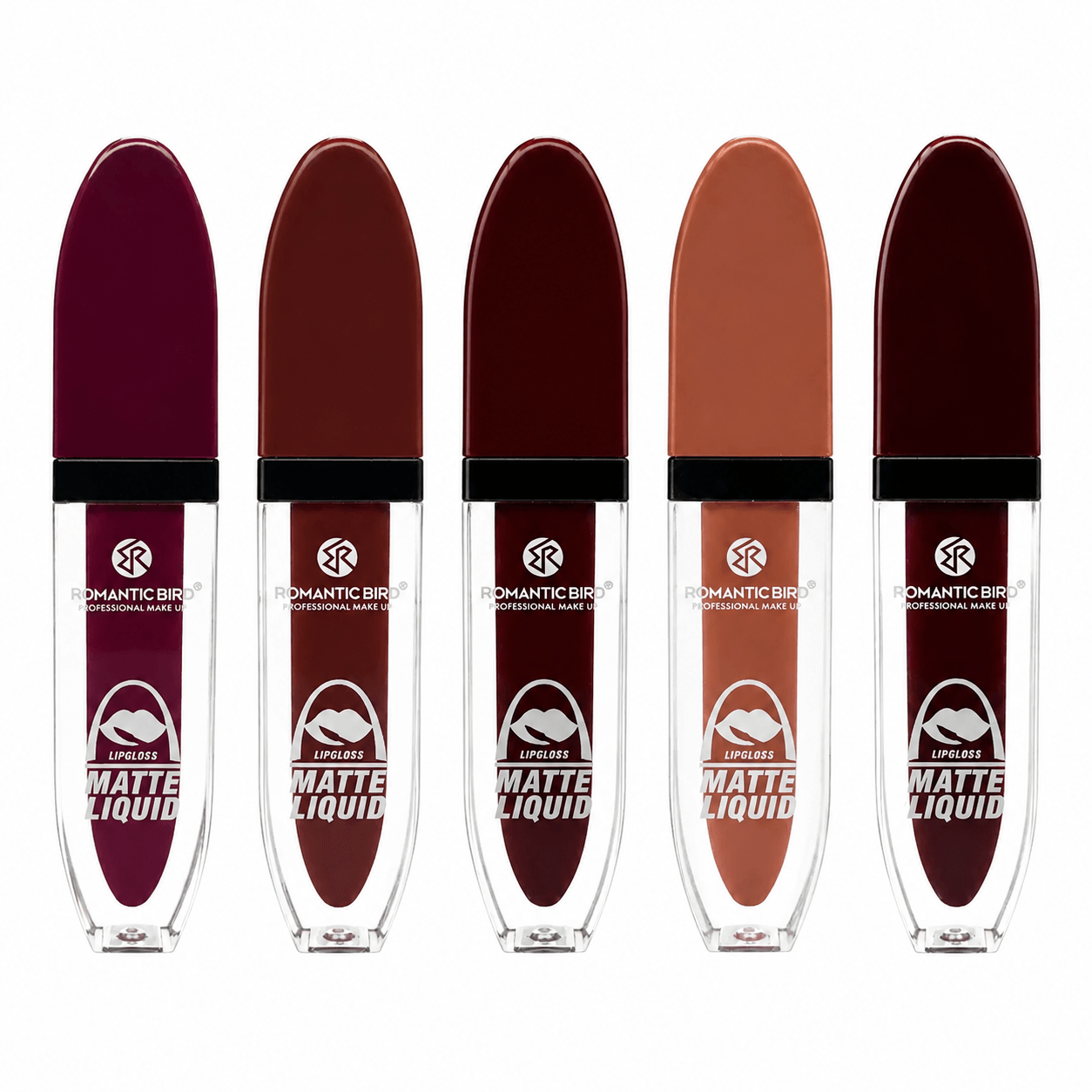 رژ لب مایع رمانتیک برد مدل Matte Liquid | ۲۴ ساعته و مات (Romantic Bird)