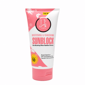 کرم ضد آفتاب و سفید کننده یارا YARA مدل Sunblock حجم ۱۵۰ گرم SPF 50